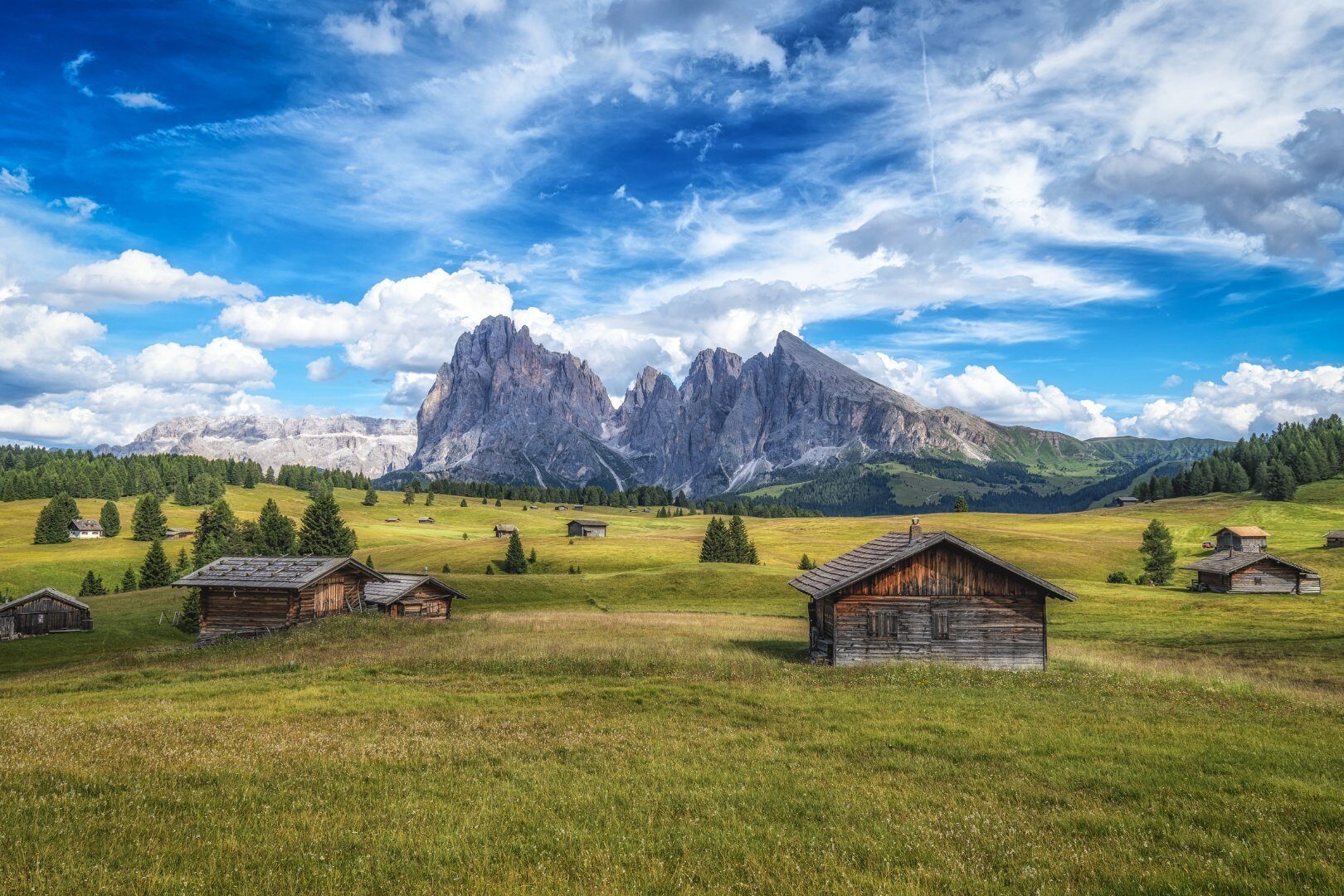 Compaccio Alpe di Siusi panorama