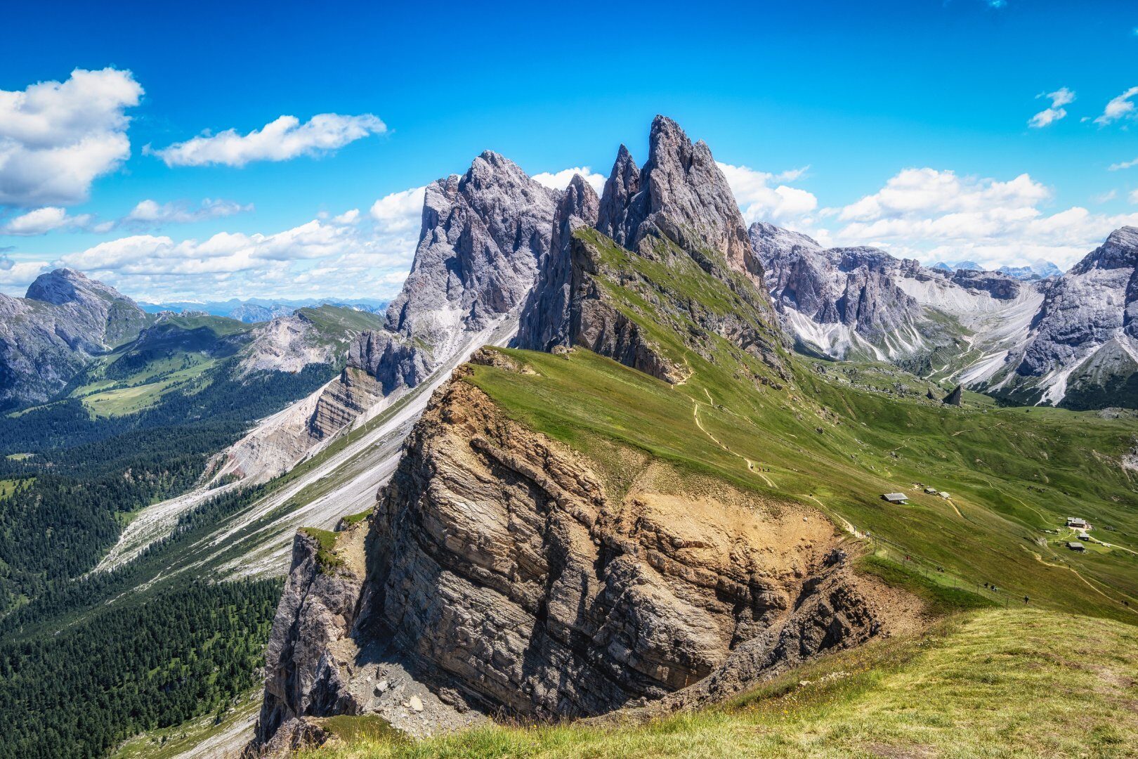Seceda panorama Odle Val Gardena